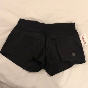 NWT Black workout shorts - S